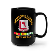 Load image into Gallery viewer, Black Mug 15oz - 19th Engineer Battalion - w VN SVC