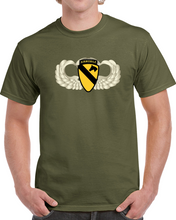 Load image into Gallery viewer, Army - 1st Cavalry Div Airmobile W Basic Airborne Badge Wo Txt Classic T Shirt