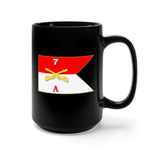 Load image into Gallery viewer, Black Mug 15oz - Army - A Co Guidon - 7th Cavalry