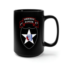 Load image into Gallery viewer, Black Mug 15oz - 1st Ranger Infantry Company - 2nd ID SSI X 300