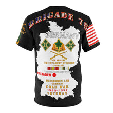 Load image into Gallery viewer, All Over Printing - Army - 1st Battalion, 70th Armor, Thunderbolts 4th Brigade, 4th Infantry Div (Forward), Brigade 76 - Wiesbaden Germany, Cold