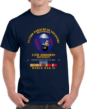 Load image into Gallery viewer, Army - 511th Pir 11th Airborne Div - Wwii W Pac - Phil Svc Classic T Shirt