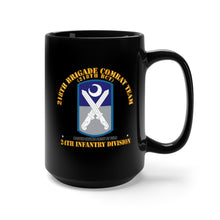 Load image into Gallery viewer, Black Mug 15oz - Army - 218th Brigade Combat Team - 24th Infantry Division
