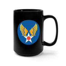 Load image into Gallery viewer, Black Mug 15oz - SSI - AAF - 1st Army Air Force wo Txt X 300
