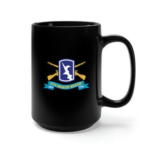 Load image into Gallery viewer, Black Mug 15oz - 67th Infantry Brigade w Br - SSI - Ribbon X 300