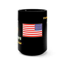 Load image into Gallery viewer, Black Mug 15oz - Army - 5th Special Forces Group (Airborne) - Vietnam Veteran