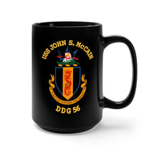 Load image into Gallery viewer, Black Mug 15oz - Navy - USS John S. McCain (DDG-56) wo BakGrd