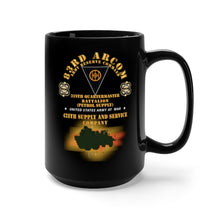 Load image into Gallery viewer, Black Mug 15oz - Army - 83rd ARCOM - 319th QM Bn - 428th S&S Co X 300