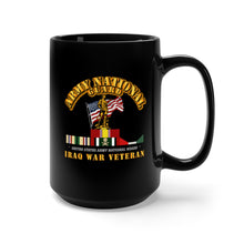 Load image into Gallery viewer, Black Mug 15oz - Army - ARNG - Iraq War Veteran