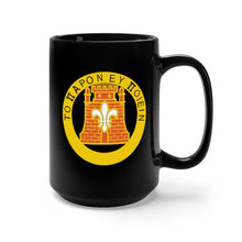 Load image into Gallery viewer, Black Mug 15oz - Army - 121st Signal Bn - DUI X 300