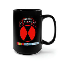 Load image into Gallery viewer, Black Mug 15oz - 2nd Ranger Infantry Co - 7th ID SSI w Korea SVC X 300