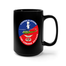 Load image into Gallery viewer, Black Mug 15oz - Army - Casper Aviation Platoon - Vietnam Veteran