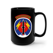 Load image into Gallery viewer, Black Mug 15oz - Army - 56th Artillery Command - Pershing