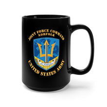 Load image into Gallery viewer, Black Mug 15oz - Army - Joint Force Command - Norfolk X 300