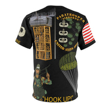 Load image into Gallery viewer, All Over Printing - Army - Airborne Life - Fort Benning Georgia - Front Back - LR Sleeve