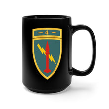 Load image into Gallery viewer, Black Mug 15oz - Army - 4th Missile Command - SSI wo Txt X 300