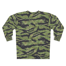 Load image into Gallery viewer, AOP Unisex Sweatshirt - Military Tiger Stripe Jungle Camouflage