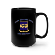 Load image into Gallery viewer, Black Mug 15oz - ACC - Ssi - USAAF - WWII - 12th Air Force - 332nd Fighter Group with Text