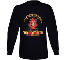 Load image into Gallery viewer, USMC - 1st Bn, 8th Marines - Beirut barracks bombing w SVC Classic T Shirt, Long Sleeve, Hoodie and Sweatshirt