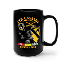 Load image into Gallery viewer, Black Mug 15oz - 7th Cavalry (Air Cav) - 1st Cav Division w SVC