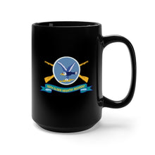 Load image into Gallery viewer, Black Mug 15oz - Army - 188th Glider Infantry Regiment w Br - SSI - Ribbon X 300