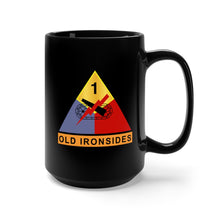 Load image into Gallery viewer, Black Mug 15oz - Army - 1st Armored - Old Ironsides wo Txt