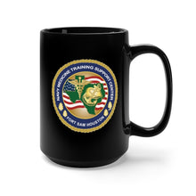 Load image into Gallery viewer, Black Mug 15oz - Navy Medicine Training Support Center wo Txt X 300