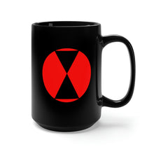 Load image into Gallery viewer, Black Mug 15oz - Army - 7th Infantry Division - SSI X 300