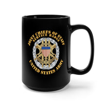 Load image into Gallery viewer, Black Mug 15oz - Joint Chiefs of Staff Service Badge X 300