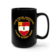 Load image into Gallery viewer, Black Mug 15oz - Army - 82nd Field Artillery - Can And Will