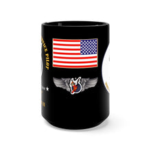 Load image into Gallery viewer, Black Mug 15oz - Army Air Corps - WASP - Women Air Force Service Pilots - Finella - World War Two