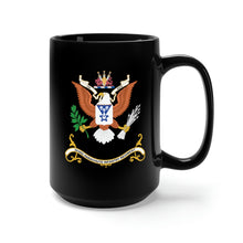 Load image into Gallery viewer, Black Mug 15oz - Army - Regimental Colors - 503rd Parachute Infantry Regiment - THE ROCK X 300