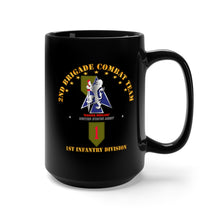 Load image into Gallery viewer, Black Mug 15oz - Army - 2nd Bde Combat Tm - 1st Infantry Div