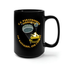 Load image into Gallery viewer, Black Mug 15oz - Army - Us Paratrooper - 1st Battalion 8th Cavalry