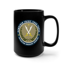 Load image into Gallery viewer, Black Mug 15oz - JTF - Joint Task Force - Operation Inherent Resolve