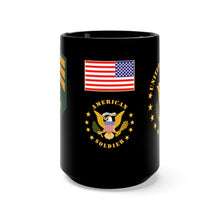 Load image into Gallery viewer, Black Mug 15oz - Army - Specialist 7th Class - SP7 wo txt