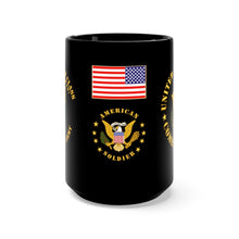 Load image into Gallery viewer, Black Mug 15oz - Army - Specialist 7th Class - SP7 - Combat Veteran