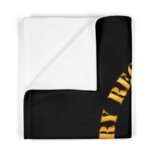 Load image into Gallery viewer, Soft Fleece Blanket - Army - 24th Infantry Regiment - Buffalo Soldiers w 24th Inf Branch Insignia
