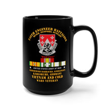 Load image into Gallery viewer, Black Mug 15oz - Army - 249th Engineer Bn - Karlsruhe, Germany w VN - COLD SVC