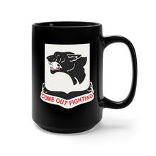 Load image into Gallery viewer, Black Mug 15oz - Army - 761st Tank Battalion - Black Panthers wo Txt