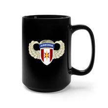 Load image into Gallery viewer, Black Mug 15oz - Army - 44th Medical Brigade Wings