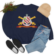 Load image into Gallery viewer, Unisex Heavy Blend Crewneck Sweatshirt - Army - 8th Field Artillery w Br - Ribbon