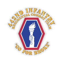 Load image into Gallery viewer, Kiss-Cut Stickers - Army - 442nd Infantry Regimental Combat Team X 300