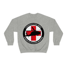 Load image into Gallery viewer, Unisex Heavy Blend Crewneck Sweatshirt - Army MEDEVAC Critical Care Flight Paramedics V1