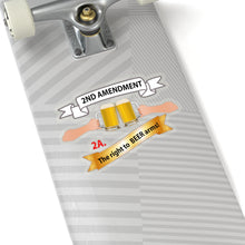 Load image into Gallery viewer, Kiss-Cut Stickers - 2nd Amendment 2A - The right to Beer Arms X 300