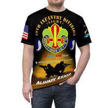 Load image into Gallery viewer, AOP - Army - 29th Infantry Division (Light), "The Blue and Gray", USAR - Always Ready