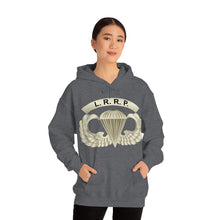 Load image into Gallery viewer, Unisex Heavy Blend Hooded Sweatshirt - Army - LRRP - Basic Airborne Badge w LRRP Tab X 300