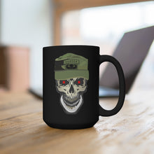 Load image into Gallery viewer, Black Mug 15oz - Army - Ranger Patrol Cap - Skull - Ranger Airborne x 300