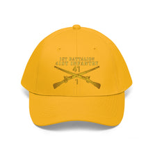 Load image into Gallery viewer, Unisex Twill Hat - 1st Battalion, 41st Infantry - Direct to Garment (DTG) - Printed