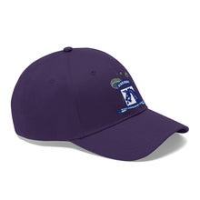 Load image into Gallery viewer, Twill Hat - Army - XVIII Airborne Corps w Parachute - Ribbon - Hat - Direct to Garment (DTG) - Printed